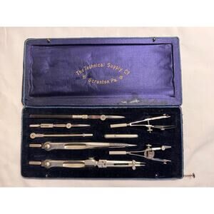 Vintage Drafting Tool Set – Technical Supply Co. Scranton PA